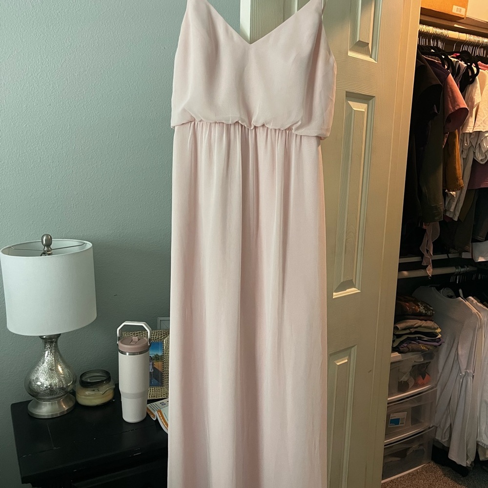 Pink/Blush Bridesmaid Dress